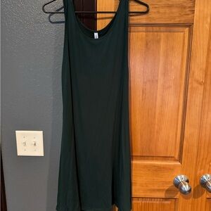 Dark Green Sleeveless Dress